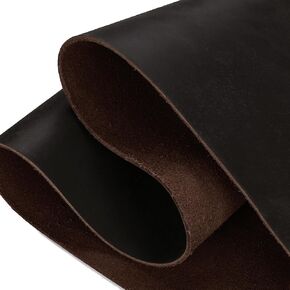 JinRuiKJ A Grade Tooling Leather Square 1.8-2.0MM Thick, Vegetable Tanned Leather Pieces Precut 8"x12", Full Grain Veg Tan Leather Sheets for for Tooling, Carving, Dyeing and Embossing