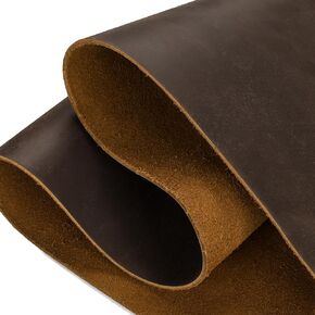 JinRuiKJ A Grade Tooling Leather Square 1.8-2.0MM Thick, Vegetable Tanned Leather Pieces Precut 8"x12", Full Grain Veg Tan Leather Sheets for for Tooling, Carving, Dyeing and Embossing