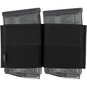 KRYDEX Double 7.62 Magazine Holder Elastic Mag Holder with Hook Fasteners for MK3 and MK4 Chest Rig