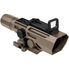 NC Star VADOTP3942G Ncstar, ADO 3-9x42mmx 40mm, P4 Sniper Reticle, Green Lens, Tan