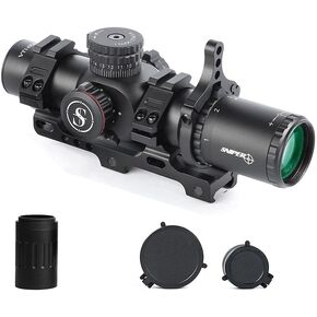 Sniper VT 1-6X28 FFP First Focal Plane (FFP) CQB Scope 35mm Tube ED Optics System with Red/Green Illuminated Reticle Fit .223 5.56