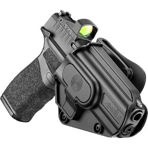 Hellcat Pro Holster, Universal Holster for Ruger 57 / Sccy CPX Gen3 / Taurus GX4 / Springfield Hellcat/Glock 17 19 19X 43 44 45 48, Adjustable Rentention Level Ⅱ Belt Gun Holsters