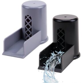 2Pcs Dishwasher Air Gap Cover with Ramp Universal Replacement Air Gap Cap for Enhanced Dishwasher Performance Reliable Air Gap Overflow Spout Extender