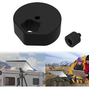 Starlink Mini Tripod Adapter, 1/4" Threaded Female, 1/4 to 3/8 Adapter Included, Compatible with Most Popular Tripods
