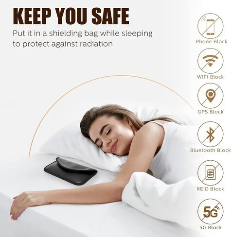 4 قطع من حقائب فاراداي للهاتف لمفتاح السيارة وواقي إشارة RFID وحجب إشارة GPS ومضادة للتتبع ومحفظة حماية لحقيبة فاراداي لحماية بطاقة خصوصية الهاتف الخلوي (PU) in Saudi Arabia
