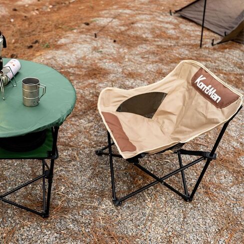 Camping Chairs for Adults Small Backpacking Folding Lawn Chair KontMan Compact Lightweight Camping Lawn Chairs for Adults Heavy Duty 265 lbs (1 Pack) in Saudi Arabia