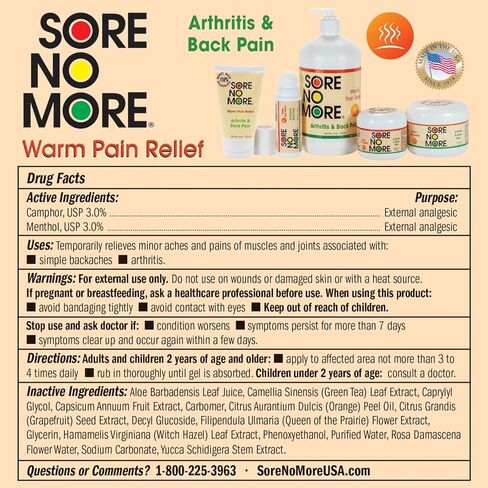 Sore No More Warm 8 oz Jar in Saudi Arabia