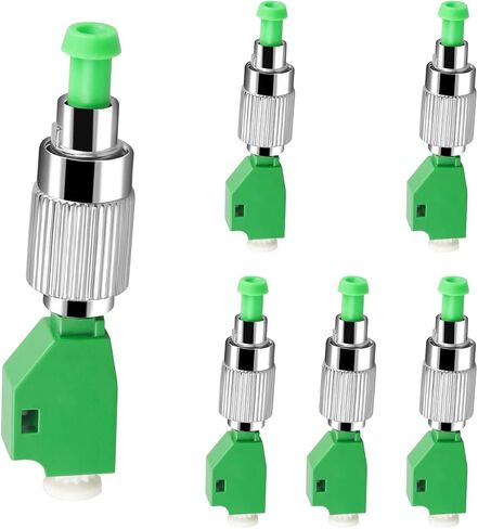 3 pcs FC Male to LC Female Adapter APC Fiber Optic Adapter APC Coupler FC to LC Fiber Convertor for Visual Fault Optical Locator in Kuwait