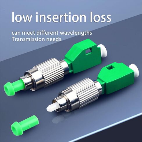 3 pcs FC Male to LC Female Adapter APC Fiber Optic Adapter APC Coupler FC to LC Fiber Convertor for Visual Fault Optical Locator in Kuwait