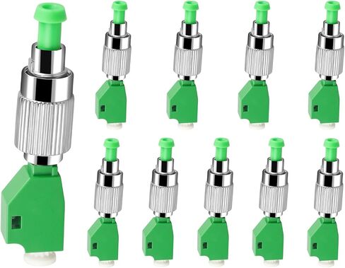 3 pcs FC Male to LC Female Adapter APC Fiber Optic Adapter APC Coupler FC to LC Fiber Convertor for Visual Fault Optical Locator in Kuwait