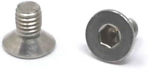 iexcell 100 Pcs M3 x 18mm Thread Pitch 0.5 mm Stainless Steel 304 Hex Socket Flat Head Cap Screws Bolts Kit in Kuwait
