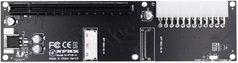 Xiwai SFF-8612 SFF-8611 محول Oculink إلى PCIE PCI-Express 16x 4X مع منفذ طاقة SATA لبطاقة رسومات اللوحة الرئيسية in Kuwait