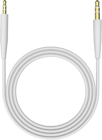 Replacement QC35 Audio Cable Cord 3.5mm to 2.5mm Aux Cable Compatible with AKG K490NC K545 Y45 Y50 Y55 Y45BT Y50BT, Bose 700 Quietcomfort 25 QC35 QC35 II QC45 Headphones 4.6FT(White) in Saudi Arabia