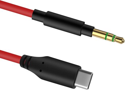 Geekria USB-C Digital to Audio Cable Compatible with Beats Solo 4, Solo 3, Solo 2, Solo, Studio Pro, Studio 3, Studio 2, Studio, Mixr, Pro Cable, Replacement Type-C Audio Cord (5.6 ft/1.7 m) in Saudi Arabia