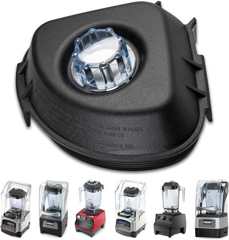 15985 Blender Lid Replace for Vitamix Advance Containers 48 Oz & 32 Oz - Replacement Blender Cover Fits Vitamix Quiet One, VM0145, BarBoss, Drink Machine Blender Lid - Lid Plug Included in Saudi Arabia