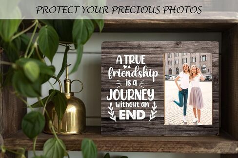 Long Distance Relationship Picture Frame, Photo Frame Gifts for Long Distance Couples Girlfriend Boyfriend Lover, Parting Gift for Her Him, Distance Means So Little When Someone Means So Much -D(04) in Kuwait