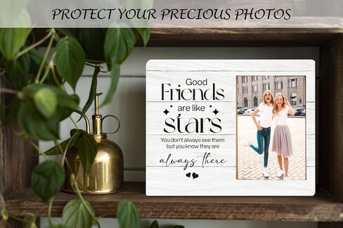 Long Distance Relationship Picture Frame, Photo Frame Gifts for Long Distance Couples Girlfriend Boyfriend Lover, Parting Gift for Her Him, Distance Means So Little When Someone Means So Much -D(04) in Kuwait
