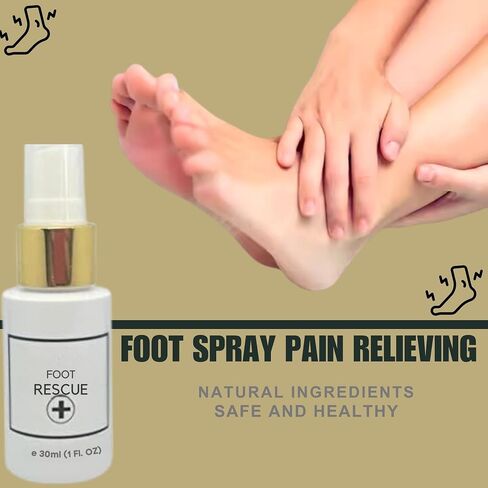 بخاخ مخدر للقدم المتعبة والمؤلمة - 30 مل - بخاخ مهدئ للكعب العالي والسفر والرياضة - بخاخ زجاجة الصبار والأوكالبتوس والمنثول وبندق الساحرة in Saudi Arabia