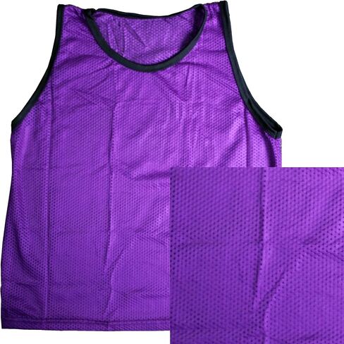 Bluedot Trading Adult Sports Pinnie Scrimmage Training Vest, Red, 12 Pack in Kuwait