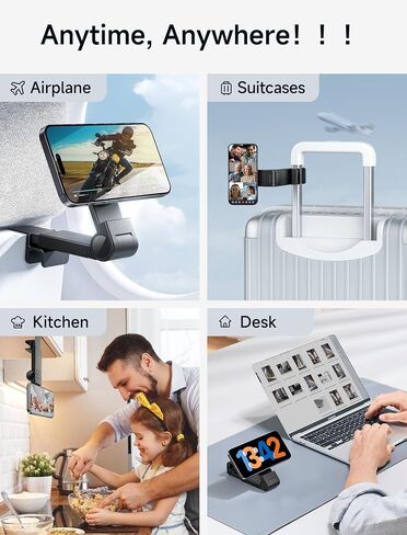 حامل هاتف الطائرة JSAUX، أساسيات السفر لملحقات Magsafe، حامل هاتف الطائرة المغناطيسي، ملحقات السفر التي يجب اقتناؤها، حامل هاتف للطائرة لهاتف iPhone 16/15/14/13/12 in Saudi Arabia