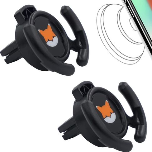 Car Vent Mount Holder - Compatible for Popsocket - Car Mount for Pop Grips Collapsible Phone Socket Holder for Pop Mount Car Device with Secure AC Vent Clip, Horizontal Air Vent ONLY (Black) in Saudi Arabia
