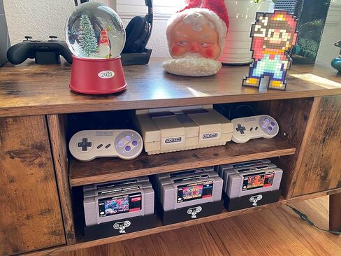 Collector Craft، أسود، حامل خرطوشة متوافق مع N64، صينية ألعاب N64، تحمل 10 ألعاب، منظمة، مجموعة ألعاب فيديو قديمة، تعمل مع خراطيش Nintendo 64 NTSC وPAL in Kuwait
