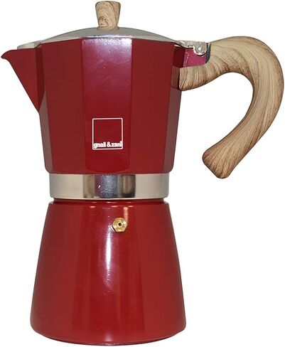Gnali & Zani VEZ006/IND/PINK Venezia Coffee Maker 6 Cups Induction, pink in Saudi Arabia