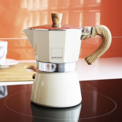 Gnali & Zani VEZ006/IND/PINK Venezia Coffee Maker 6 Cups Induction, pink in Saudi Arabia