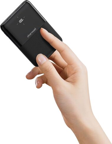 شاحن محمول صغير من شارماست 10000 مللي أمبير في الساعة، بنك طاقة صغير 20 وات USB C شحن سريع، شاشة LED لحزمة بطارية نحيفة للغاية، أساسيات السفر متوافقة مع 15 14 13، Samsung Galaxy، iPad in Saudi Arabia