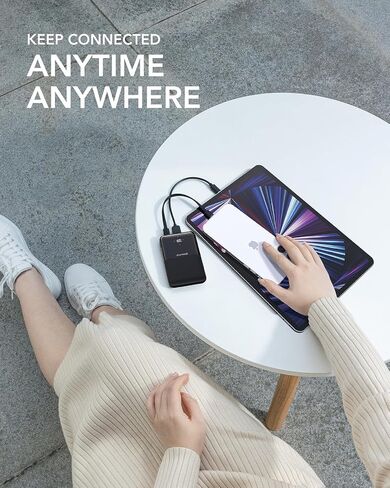 شاحن محمول صغير من شارماست 10000 مللي أمبير في الساعة، بنك طاقة صغير 20 وات USB C شحن سريع، شاشة LED لحزمة بطارية نحيفة للغاية، أساسيات السفر متوافقة مع 15 14 13، Samsung Galaxy، iPad in Saudi Arabia