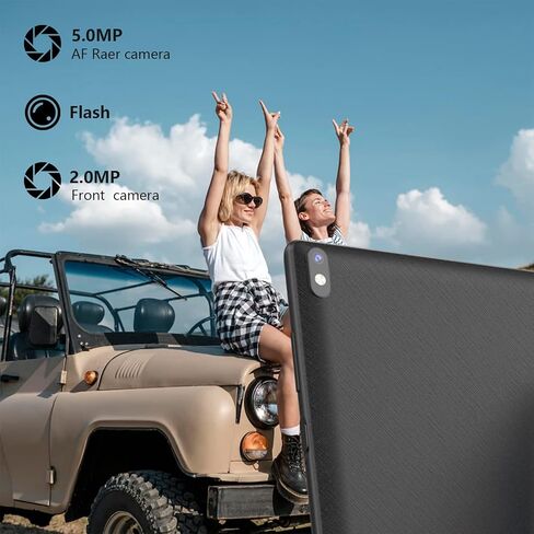 تابلت 8 بوصة مع حافظة، أجهزة تابلت أندرويد، 32 جيجابايت + 2 جيجابايت تاب 1280x800 IPS HD شاشة لمس للعناية بالعين 8 بوصات، بطارية 4300 مللي أمبير واي فاي 8 بوصة أجهزة لوحية in Kuwait