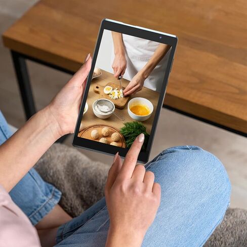 تابلت 8 بوصة مع حافظة، أجهزة تابلت أندرويد، 32 جيجابايت + 2 جيجابايت تاب 1280x800 IPS HD شاشة لمس للعناية بالعين 8 بوصات، بطارية 4300 مللي أمبير واي فاي 8 بوصة أجهزة لوحية in Kuwait