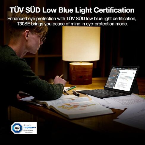 DOOGEE T30SE 2024 تابلت 11 بوصة Android 14 9GB+128GB/1TB TF ثماني النواة، شاشة 2.4K، 8580mAh، 4G-LTE Android Tablet، Bluetooth 5.0+2.4G/5G WiFi Tablet، 13MP+5MP، GPS، Type-C , جسم معدني - أسود in Kuwait