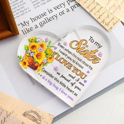Daughter Birthday Gifts Unique Christmas Birthday Gifts for Daughter from Mom Dad Acrylic Home Decor Gift Daughter Gift Ideas for Mother's Day, Graduation, Thanksgiving Gifts in Saudi Arabia