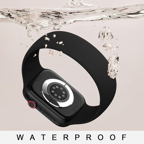 6 Pack Silicone Solo Loop Bands Compatible with Watch Band 40mm 38mm 41mm 44mm 45mm 46mm 42mm 49mm, Soft Stretchy Strap Sport Replacement Wristband for iWatch Series 10 9 8 7 6 SE 5 Ultra 4 3 2 1 in Saudi Arabia