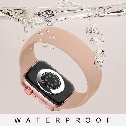 6 Pack Silicone Solo Loop Bands Compatible with Watch Band 40mm 38mm 41mm 44mm 45mm 46mm 42mm 49mm, Soft Stretchy Strap Sport Replacement Wristband for iWatch Series 10 9 8 7 6 SE 5 Ultra 4 3 2 1 in Saudi Arabia