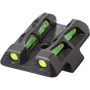 GLLW11 HIVIZ Sight Systems, Litewave Rear Sight, Glock 42 in .380, Green, Red, and Black, One Size
