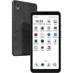Bigme Color E-Ink Screen Mobile Hibreak, 6G+128GB Android 11 Smartphone, 36-Level Front Light, USB-C, 3300mAh Battery, 5+13MP Camera - Black