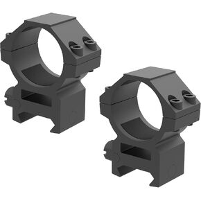 1''/30mm Picatinny Scope Rings w/See-Thru Base