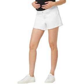 Joe's Jeans Women's The Ozzie Short Maternity, Khaki Green in Kuwait