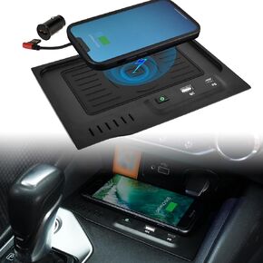 Wireless Charger for 2019 2020 2021-2024 Nissan Altima L34 Style Accessories, USB-A USB-C Phone Wireless Fast Charging Panel for S/SR/SV/SR VC-Turbo/SL/Platinum/latinum VC-Turbo/Edition One