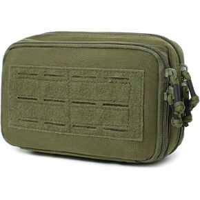 Tactical Molle Horizontal Admin Pouch EMT Pouch EDC Utility Orgaznier Bag