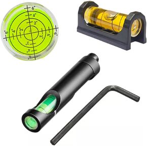 3Pcs Magnetic Rifle Scopes Level 20mm Picatinny Weaver Rifle Scope Gunsmithing Tool Sets for Shooting Hunting Scope Mounting Leveling (Set-A)