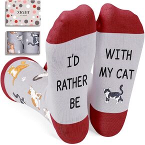 Zmart Christmas Funny Chicken Gifts Goat Gifts for Women Men, Crazy Silly Fun Rooster Sloth Llama Turkey Socks