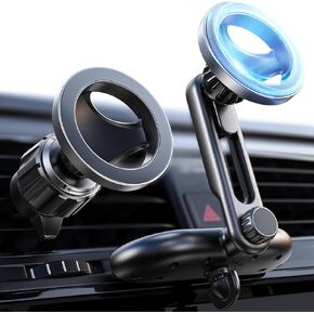 LISEN for MagSafe CD Phone Holder for Car Mount [Angle Adjustable] Magnetic Phone Holder for iPhone Magsafe Car Mount CD Slot Hands Free CD Player Phone Mount for iPhone 15 Pro Max Plus Galaxy