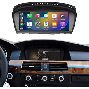 NINETOM 8.8 inch Touchscreen Wireless CarPlay Android Auto Multimedia Car Radio Receiver for BMW 3/5 Series CIC System, E60/E61/E90/E91/E92/E93 (2008-2013)