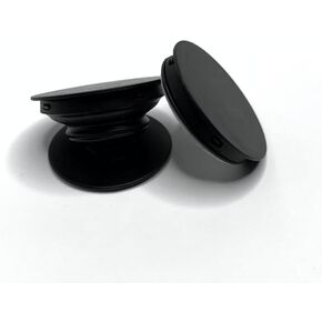 Expandable Finger Grip for Smartphones and Tablets, Black (2 Pack)
