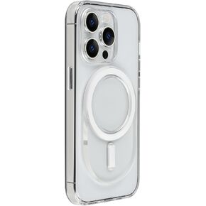 metisinno Magnetic Base Plus Compatible with PopSocket Phone Grips and iPhone MagSafe Cases, Clear & White