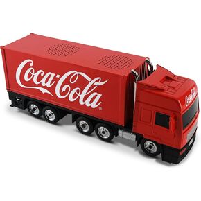 Coca-Cola Truck Replica Bluetooth Speaker with Deep Bass | USB, AUX, FM Radio, TF Card, and MP3 Compatibility Perfect for Home, Office or Group Party | Wireless Portable Speaker