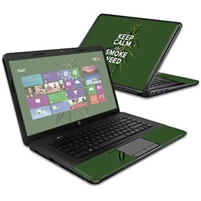 MightySkins Skin Compatible With HP 2000 Laptop (2013) 15.6" – Smoke Weed | Protective, Durable, and Unique Vinyl Decal wrap cover | Easy To Apply, Remove, and Change Styles | Made in the USA